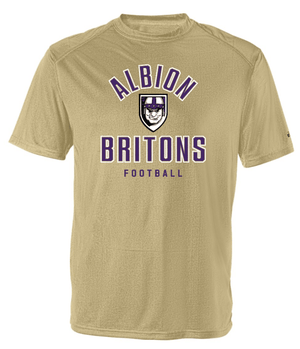 Custom Printed Apparel | Albion Football Fall 2025 - Gold Sport Shoulders T-Shirt - Albion Football Fall 2025 - 18291