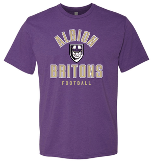 Custom Printed Apparel | Albion Football Fall 2025 - Purple Logo T-Shirt - Albion Football Fall 2025 - 18291