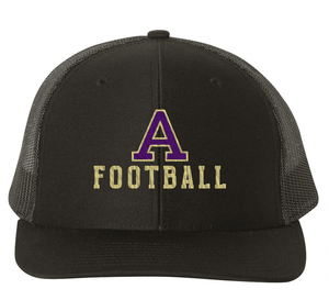 Custom Apparel - Screen Printing - Albion Football - Snapback Trucker Cap Black - Albion Football Pre Holiday Shop - 16808
