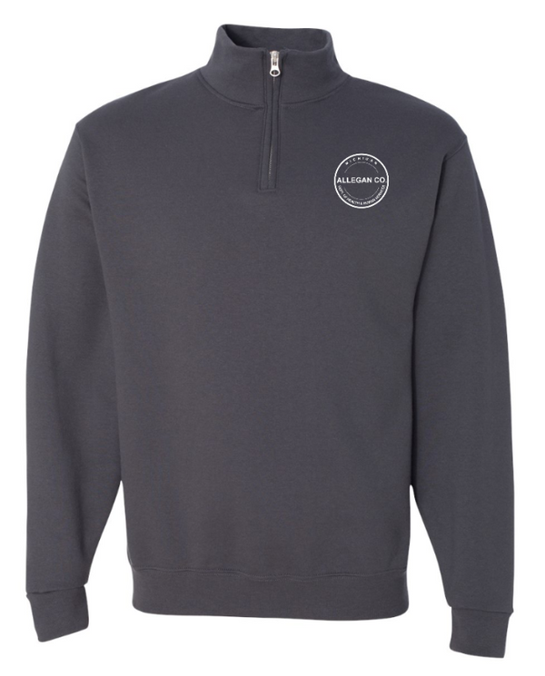 MDHHS Gear - Allegan & Barry Co. - Quarter Zip Sweatshirt -- Circle Logo Design -- (Multiple Colors Available)