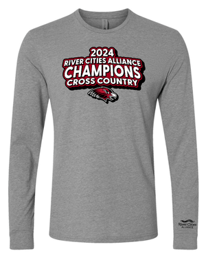 Custom Apparel - Screen Printing - Allendale Cross Country Champion Shirt - Adult Unisex Long Sleeve T-Shirt - Allendale Boys Soccer Champions Fall 2024 - 16790