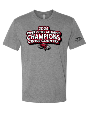 Custom Apparel - Screen Printing - Allendale Cross Country Champion Shirt - Adult Unisex T-Shirt - Allendale Boys Soccer Champions Fall 2024 - 16790