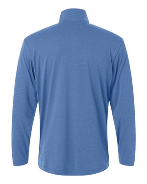 MYOI Allegan/Barry Fall Fundraiser Quarter Zip Heather Royal back view