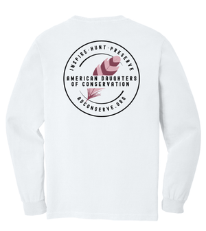 Custom Printed Apparel | American Daughters of Conservation | Adult Unisex Comfort Colors Long Sleeve (MULTIPLE COLOR OPTIONS) - ADC W25 - 18659
