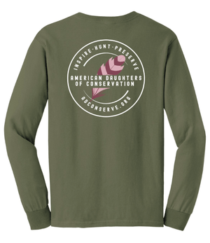 Custom Printed Apparel | American Daughters of Conservation | Adult Unisex Gildan Long Sleeve (MULTIPLE COLOR OPTIONS) - ADC W25 - 18659