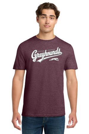 Eaton Rapids Fall Preorder T-Shirt Heather Maroon front view