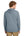Okemos Fall Staff Shop Zip Up Hoodie Flint Blue Heather back view