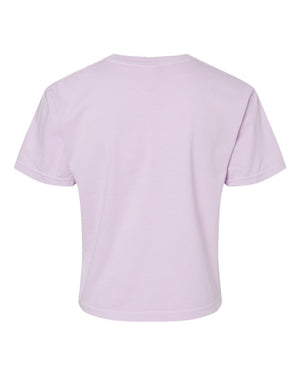 Okemos Fall Staff Shop T-Shirt Orchid back view