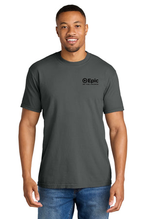 Epic Church 20th Anniversary T-Shirt Pepper front view