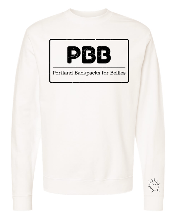 Custom Apparel - Screen Printing - Backpacks for Bellies - Mid - weight Crewneck Sweatshirt - Backpacks for Bellies - 15331