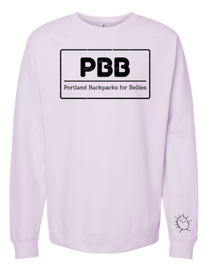 Custom Apparel - Screen Printing - Backpacks for Bellies - Mid - weight Crewneck Sweatshirt - Backpacks for Bellies - 15331