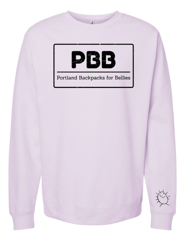 Custom Apparel - Screen Printing - Backpacks for Bellies - Mid - weight Crewneck Sweatshirt - Backpacks for Bellies - 15331