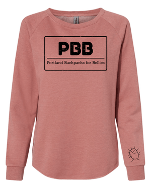 Custom Apparel - Screen Printing - Backpacks for Bellies - Woman's crewneck sweatshirt - Backpacks for Bellies - 15331