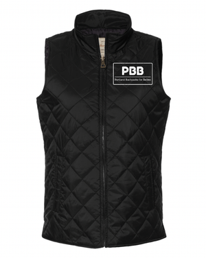 Custom Apparel - Screen Printing - Backpacks for Bellies - Woman's Diamond Quilted Vest - Backpacks for Bellies - 15331