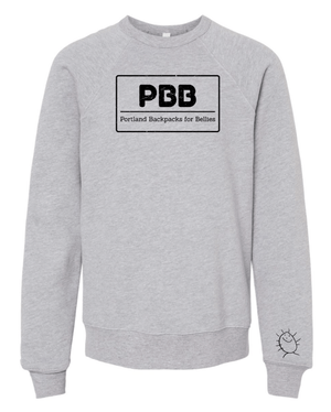 Custom Apparel - Screen Printing - Backpacks for Bellies - Youth Crewneck - Backpacks for Bellies - 15331