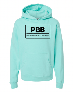 Custom Apparel - Screen Printing - Backpacks for Bellies - Youth Mid - weight Hoodie - Backpacks for Bellies - 15331