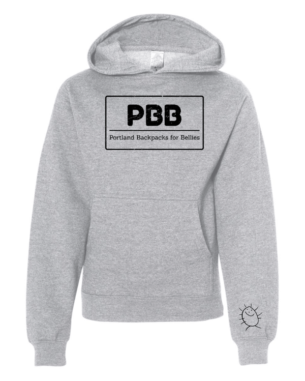 Custom Apparel - Screen Printing - Backpacks for Bellies - Youth Mid - weight Hoodie - Backpacks for Bellies - 15331