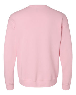 Mid-Michigan Magic Company Crewneck Pink back view
