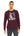 Okemos Fall Staff Shop Crewneck Maroon front view