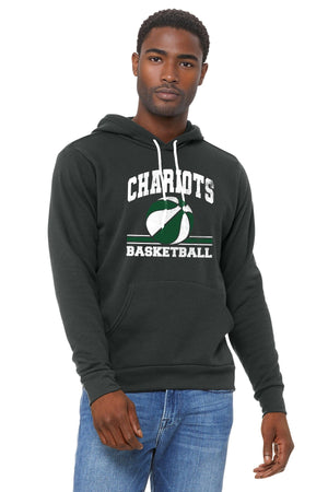 CHAP Chariots Basketball Hoodie Dark Grey front view