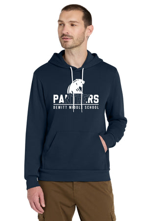 DeWitt Middle School Apparel Hoodie Navy front view