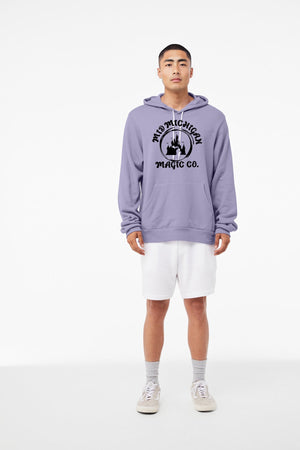 Mid-Michigan Magic Company Hoodie Dark Lavender front view