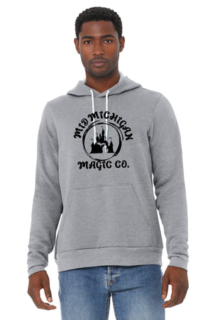 Mid-Michigan Magic Company Hoodie Athletic Heather front view
