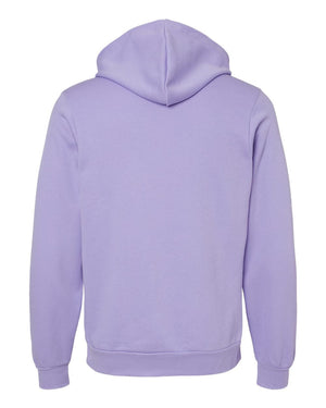 Mid-Michigan Magic Company Hoodie Dark Lavender back view