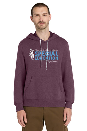 Okemos Special Education Apparel Hoodie Heather Maroon front view