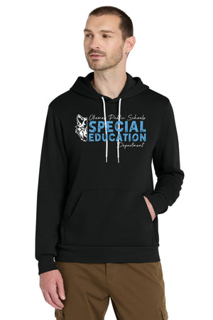 Okemos Special Education Apparel Hoodie Black front view