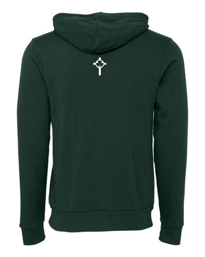 St. Patrick Basketball 2026 Hoodie Forest back view