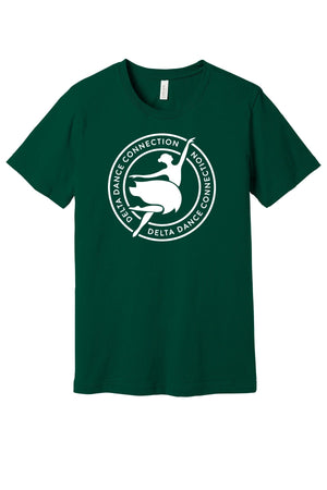 Delta Dance Connection - General T-Shirt Evergreen front view
