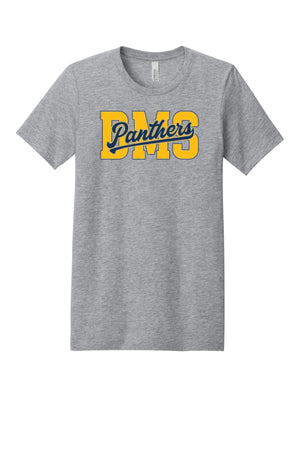 DeWitt Middle School Apparel T-Shirt Athletic Heather front view