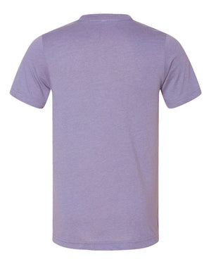 Mid-Michigan Magic Company T-Shirt Heather Dark Lavender back view