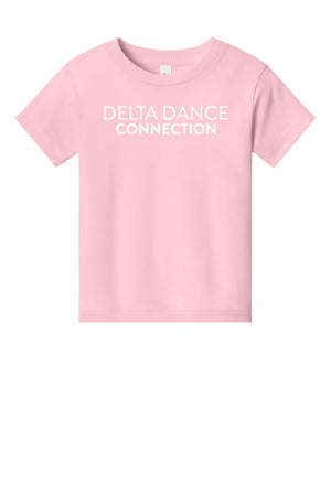 Delta Dance Connection - General T-Shirt Pink front view