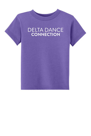 Delta Dance Connection - General T-Shirt Heather Team Purple front view