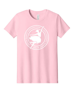 Delta Dance Connection - General T-Shirt Pink front view