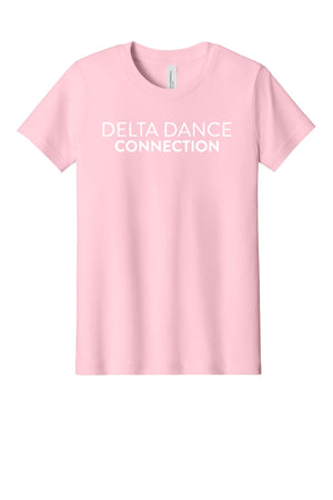 Delta Dance Connection - General T-Shirt Pink front view