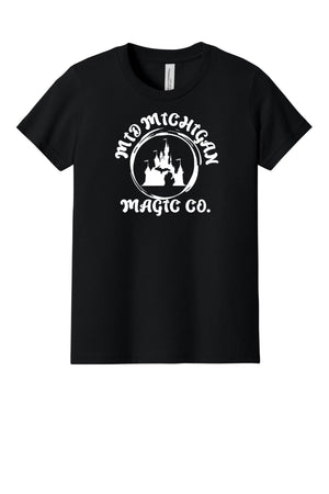 Mid-Michigan Magic Company T-Shirt Black front view