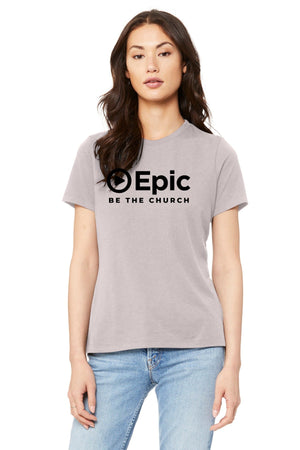 Epic Church 20th Anniversary T-Shirt Pink Gravel front view