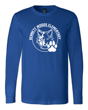 Custom Printed Apparel | Bennett Woods 18229 | Adult Unisex Long Sleeves (Class Colors) - Bennett Woods - 18229