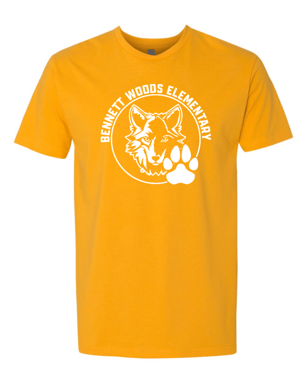 Custom Apparel - Screen Printing - Bennett Woods Back to School 2024 - 25 - Adult Bennett Woods T-Shirt - Bennett Woods Back to School 2024/25 - 16349