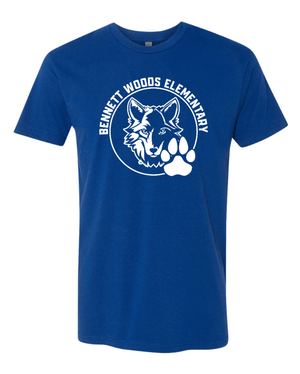 Custom Apparel - Screen Printing - Bennett Woods Back to School 2024 - 25 - Adult Bennett Woods T-Shirt - Bennett Woods Back to School 2024/25 - 16349