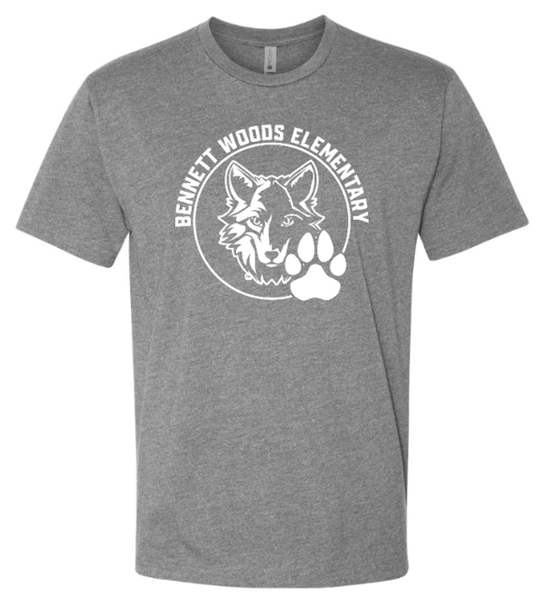 Custom Apparel - Screen Printing - Bennett Woods Back to School 2024 - 25 - Adult Bennett Woods T-Shirt - Bennett Woods Back to School 2024/25 - 16349