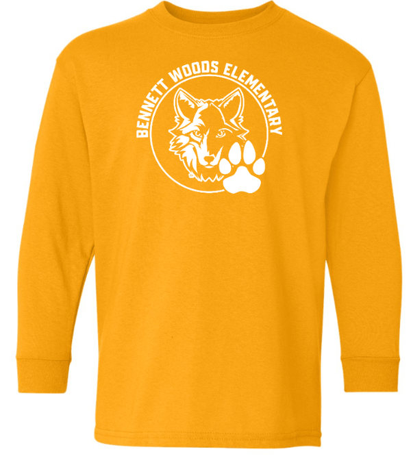 Custom Apparel - Screen Printing - Bennett Woods Back to School 2024 - 25 - Class Long Sleeve T-Shirts *Choose your students grade* - Bennett Woods Back to School 2024/25 - 16349
