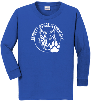 Custom Apparel - Screen Printing - Bennett Woods Back to School 2024 - 25 - Class Long Sleeve T-Shirts *Choose your students grade* - Bennett Woods Back to School 2024/25 - 16349