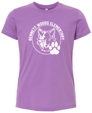 Custom Apparel - Screen Printing - Bennett Woods Elementary - Adult T-Shirt (Available in all class colors) - Bennett Woods Elementary - 17612