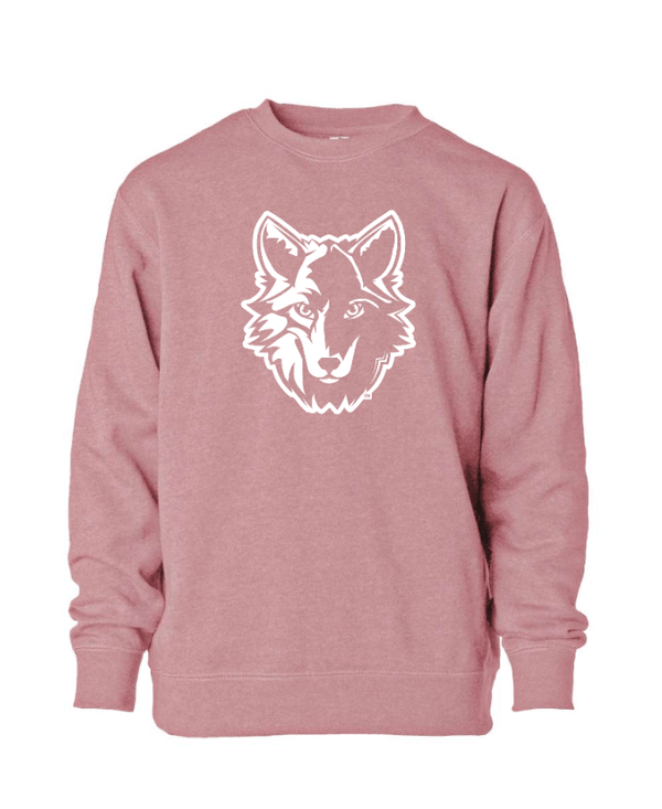 Custom Apparel - Screen Printing - Bennett Woods Elementary - Toddler Lightweight Special Blend Crewneck (Black / Orchid) - Bennett Woods Elementary - 17612