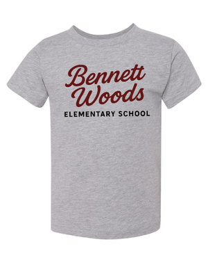 Custom Apparel - Screen Printing - Bennett Woods Elementary - Toddler T-Shirt - Bennett Woods Elementary - 17612
