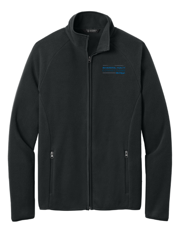 Custom Apparel - Screen Printing - BHC Michigan Holiday Apparel - Embroidered C - FREE Raglan Fleece (Black / Grey) - BHC Michigan Holiday Apparel - 17011